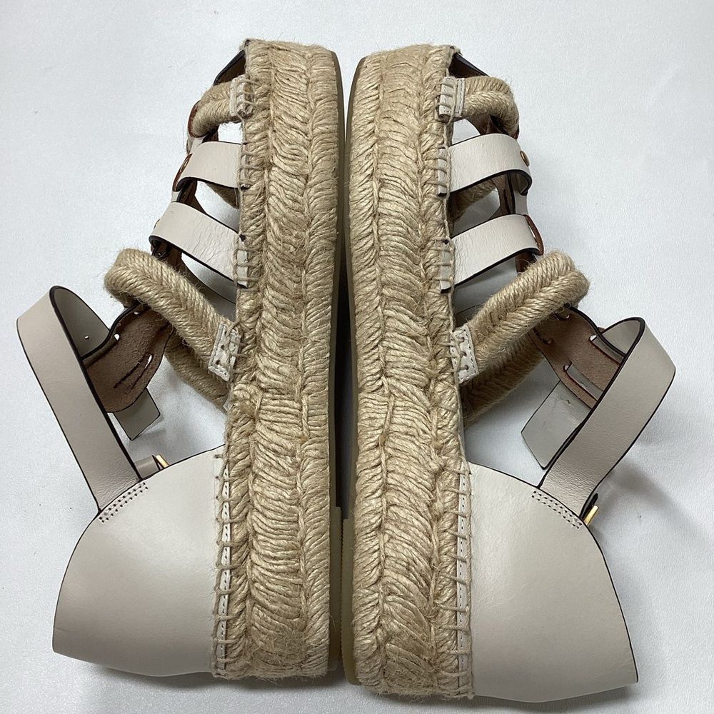 Tory Burch Fisherman Platform‎ Espadrille Sandal Size 10.5 - Picture 11 of 16